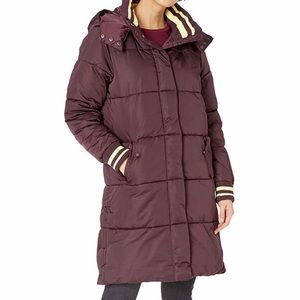 Avec Les Filles Water-Resistant Midi Puffer